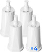 Waterdrop Coffee Filter, Replacement for Breville® Water Filter, Breville® Express Espresso Machine Water Filter, Breville® Barista Touch, Oracle® Touch BES990, TÜV SÜD Certified, 4 Packs