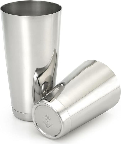 Barfly Soho Cocktail Shaker Tin Set (18 oz and 28 oz), Stainless,M37152