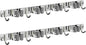 2 Pack Mop and Broom Holder Wall Mount, Non-slip Broom Hanger Wall Mount, Heavy Duty Mop Broom Organizer for Kitchen Garden Garage Laundry Room Wall Decor Organization and Storage Silver 4R5H