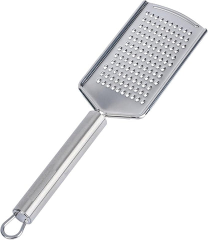 Restaurantware-German Standard Fine Handheld Graters, 6 Flat Cheese Graters - Dishwashable, Durable, Stainless Steel Food Grater With Handle, Suitable For Chocolate, Nutmeg, Garlic, Lemon, And, More