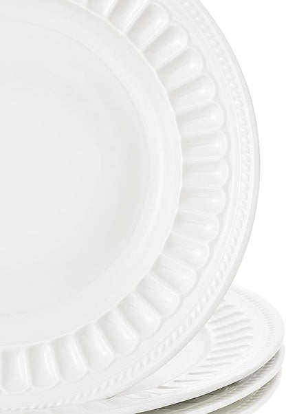 kanthea Bone China Appetizer Plates Set of 4, Serving Dishes