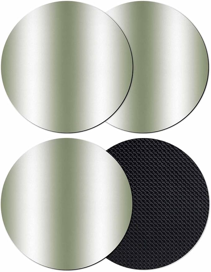 Ombre Seaweed Green Coasters Set of 4, Modern Minimalist Geometric Gradient