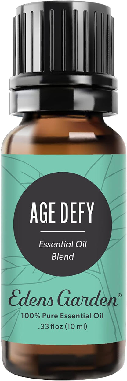 Edens Garden Age Defy Essential Oil Blend- 100% Pure Premium Grade, Undiluted, Natural, Therapeutic, Aromatherapy, The Best for Diffusing, Skin, Face, Kid Safe 10 ml (.33 fl oz)