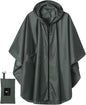 SaphiRose Unisex Rain Poncho Raincoat Hooded for Adults Women with Pockets