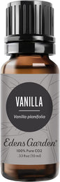 Edens Garden Vanilla CO2 Essential Oil- 100% Pure Premium Grade, Undiluted, Natural, Therapeutic, Aromatherapy, The Best for Diffuser, Skin, Candle, Humidifiers 10 ml (.33 fl oz)