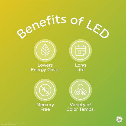 GE LED+ Color Changing LED Light Bulbs with Remote, 8.5W, No App or Wi-Fi Required, BR30 Indoor Floodlights (3 Pack)