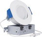 HALO RA 4-Inch Canless LED Recessed Downlight with Adjustable Gimbal, Selectable Lumens and Color Temperatures, Dim-to-Warm - RA6LS9FSD2W1EWHDM
