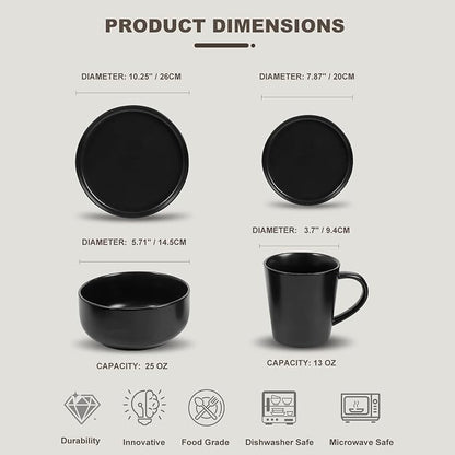 EWFEN 16-Piece Ceramic Dinnerware Sets