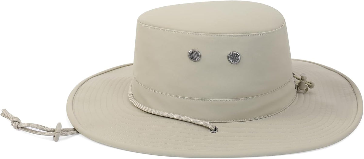 Sanford Safari Hat for Men and Women, Wide Brim Sun Hat, Water-Resistant, Floatable, Packable, UV Protection Fishing Hat