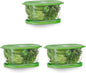 Prep Solutions by Progressive Lettuce Keeper Produce Storage Container, 4.7 Quarts, Green (LKS-06) (Pack of 3)