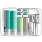 INSFIT Travel Bottles for Toiletries 23pack, TSA Approved Travel Size Toiletries, Airplane Essentials for Creams, Shampoo, Cosmetic Liquids