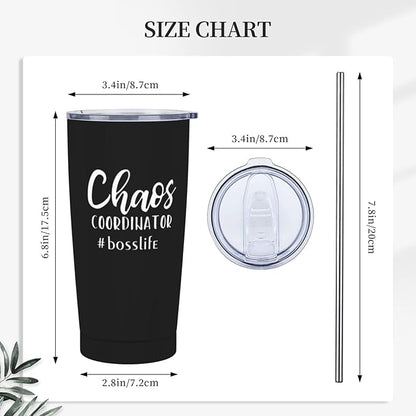 Best Boss Gifts for Men, Bosses Christmas Gifts for Men, Unique Birthday Gift for Boss Male, Male Bosses Day Gift Ideas 20oz Tumbler