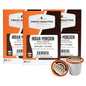 Fresh Roasted Coffee, Indian Monsoon Malabar, Light Roast, 72 Pods for K Cup Brewers