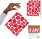 Papaya Reusable Paper Towels, Premium Swedish Dishcloths, Washable Reusable Dish Cloths, 1 Sheet Replaces 17 Rolls, Eco Friendly Stocking Stuffer - 2 Sheets, 1 Hook