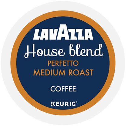 Lavazza House Blend Perfetto, Single-Serve Keurig K-Cup Pods, Medium Roast Coffee, 40-Count Box
