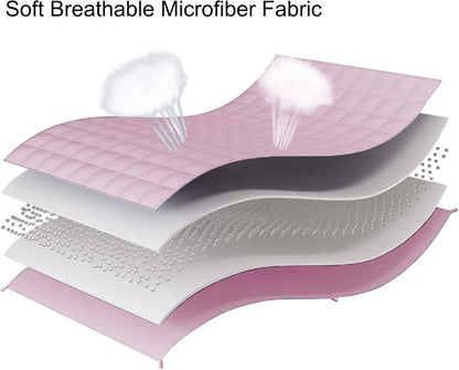 L'AGRATY Weighted Blanket - 88"x104" 25lbs Cooling Breathable Heavy Blanket Microfiber Material with Glass Beads for Adult All-Season Summer Fall Winter Soft Thick Comfort
