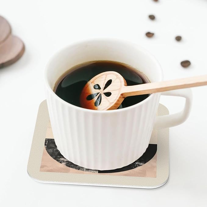 Minimal Abstract Shapes Print Coasters
