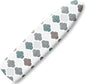 Extra Thick Ironing Board Cover and Pad, Retro Gray Moroccan Geometric 15x54 Ironing Board Cover, Resist Scorching and Staining,Elastic Edges,Modern Abstract Art
