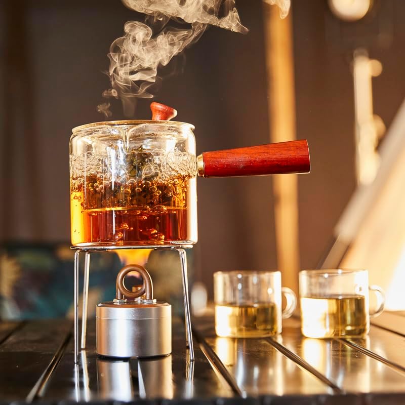 Mini Alcohol Camping Stove with Stand 50ML