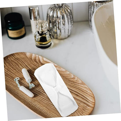 3pcs Reusable Organic Cotton Sanitary Towels Washable Menstrual Pads with Hidden Button for Women Comfortable Breathable Environmentally Friendly