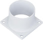 Design House 590059 Standard 3-Inch Fitter Outdoor Pier Base Round Accessory Mount for Deck Porch Patio, White