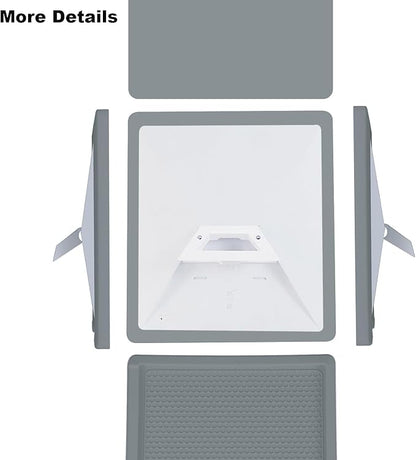 Starlink Mini Protective Cover Case, Starlink Mini Accessories Silicone Protective Case for Starlink Mini Dish Grey