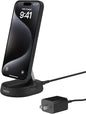 Belkin Convertible Magnetic Charging Stand 15W - MagSafe-Compatible Fast Qi2 Charger, iPhone Charger for Apple iPhone 16, 16 Plus, 16 Pro, 16 Pro Max, iPhone 15 & 14, Apple Airpods Pro, & More - Black