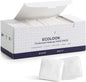 ECOLOOK Triple-Layer Cotton Facial Pads | Textured Exfoliating & Ultra-Soft Cotton Pads for Face | Reinforced Edges,Lint-Free & No Tear | Gentle for All Skin Types | Pair with Toner -1 Pack