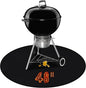 Fire Pit Mat,48-Inch Round Grill Mat for Outdoor Grill – Fire-Resistant, Waterproof & Oil-Proof Deck and Patio Protector