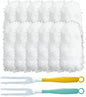 Car Interior Duster - Ultimate Cleaning Tool for Cars, House, and Office - Compact Mini Design for Effortless Dust Removal Double-Sided Design 2handle +10 Duster Refills.