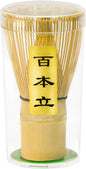 Matcha Whisk, Matcha Whisk Set Matcha Bamboo Whisk for Matcha Powder Handcrafted Organic Traditional Japanese Chasen, 100-Prong Matcha Stirrer Wisk Mixer Brush for Authentic Tea Preparation