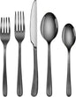 Artaste Rain II Forged 18/10 Stainless Steel (Black (Service for 4), (Flatware 20-Piece Set))