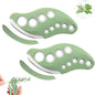 2 Pack Herb Stripper 9 Holes with Herb Cutter, Stainless Steel Herbs Leaf Stripping Tool, Herb Stripper Cutter Tool, Herb Leaf Peeler for Collard Greens Thyme Basil Rosemary Stripper, Dishwasher Safe
