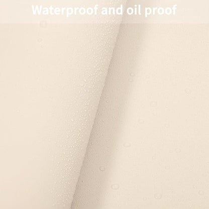 Vanity Protector Mat - Can Be Used On Both Sides Waterproof and Easy to Clean Good Flatness Used for Dresser Table(Off White+Light Gray 10x48)
