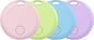 Air Tracker Tags-4 Pack: Smart Bluetooth Tracker, Item Finder Works with Apple Find My (iOS Only) App, Trakcer Tag Locator for Keys, Luggage, Satchel, Backpack etc. (Not for Android Devices)