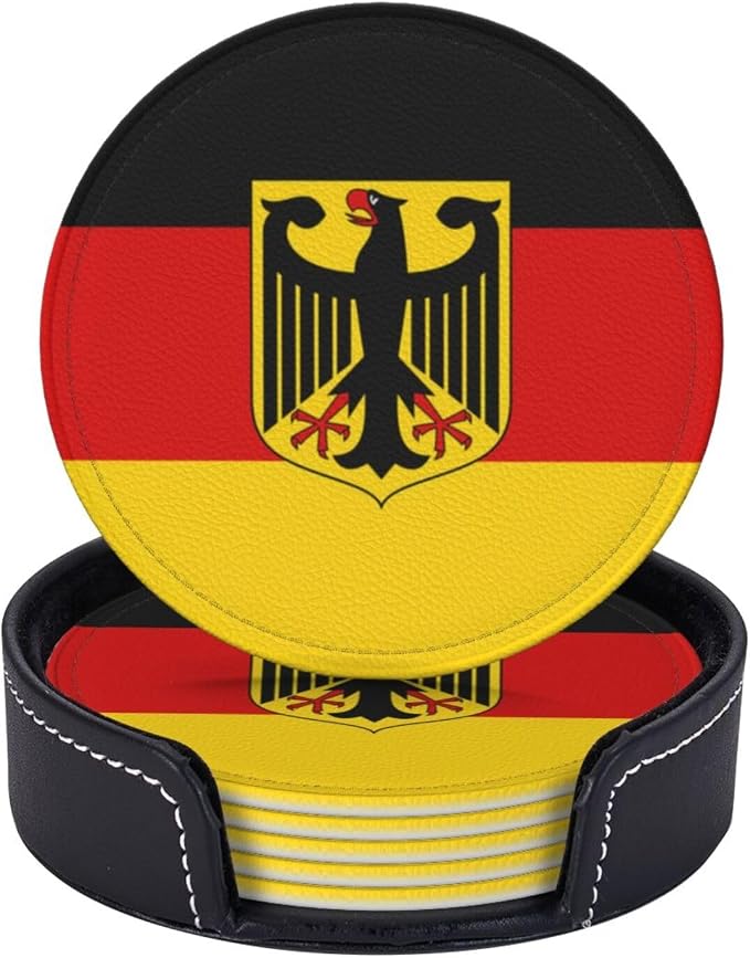 Germany Flag Coasters for Drinks