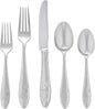 Lenox Silverware Set For 12, Butterfly Meadow 65-Piece Flatware Set, Service For 12, 18/10 Stainless Steel, Dishwasher Safe, Butterfly and Flower Motif, Includes Serving Utensils (Silver, 65 Piece)