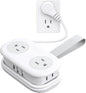 Travel Power Strip, ORICO 4 Outlets 3 USB Ports (1 USB C) with 4FT Wrapped Short Extension Cord, Compact Power Strip for Hotel Travel Essentials Cruise Approved-AP3