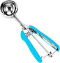 Cookie Scoop, Ice Cream Scoop, 2.5Tbsp/42ml/1.4 oz Cookie Scoops for Baking, 18/8 Stainless Steel Cookie Scooper for Baking, Cookie Dough Scoop, Ice Cream Scooper with Trigger Release (Blue)