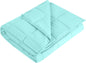 L'AGRATY Weighted Blanket - 60"x80" 20lbs Cooling Breathable Heavy Blanket Microfiber Material with Glass Beads for Adult All-Season Summer Fall Winter Soft Thick Comfort