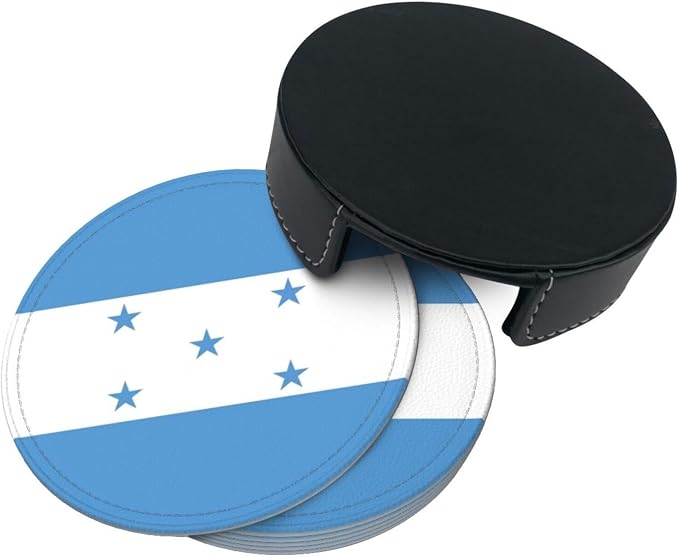 Honduras Flag Coasters for Drinks