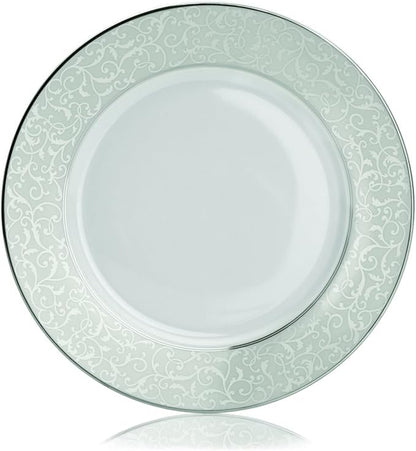 Mikasa Parchment 40-Piece Dinnerware Set, Service for 8, Durable Porcelain Plates, Bowls, and Mugs with Contemporary Design, Dishwasher Safe