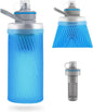 Collapsible Water Bottle with Filter for Travel,Portable Water Filter Camping,Water Purifier Bottle for Camping Hiking Cycling Outdoor Sports,Mountain Blue