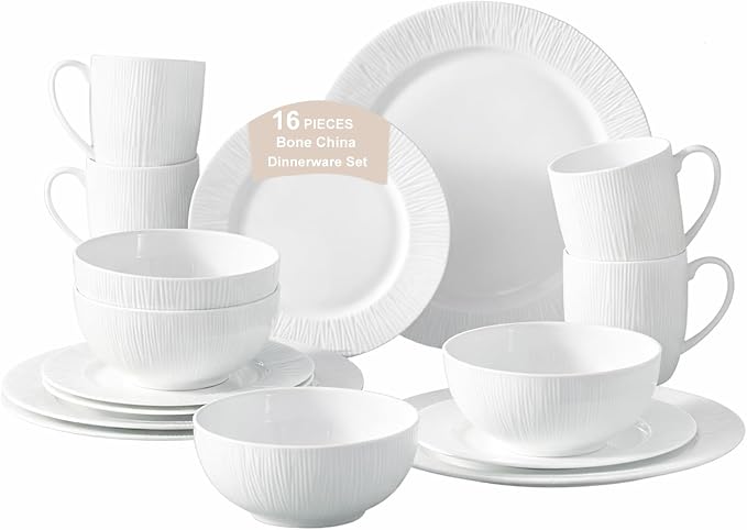 16 Piece Bone China Dinnerware Sets