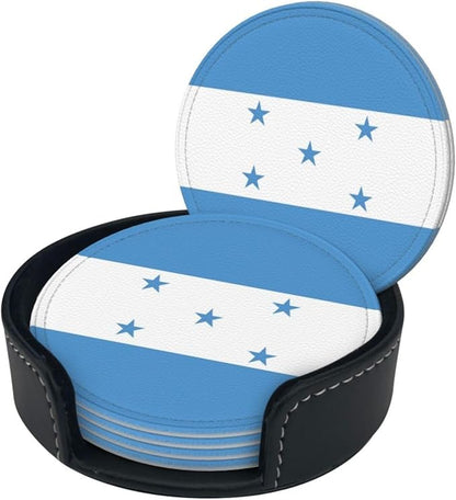 Honduras Flag Coasters for Drinks
