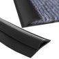 Self Adhesive Carpet Transition Strip with Edge Trim, Designed for Seamless Transitions from Carpet to Tile or Vinyl Floors, Perfect for Doorways.(Black,9 Feet)