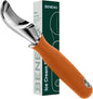 Beneno Heavy Duty Ice Cream Scoop - Upgraded Anti-Fracture Design, Comfortable Grip Long Handle, Effortless Scooping & Dishwasher Safe, Orange