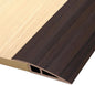 Vinyl Door Threshold Flooring Transition Strip Self Adhesive Carpet Edging Strip for Laminate Doorway Edge Threshold from 3/5" to 4/5" (Brown Wood Grain, 10 Ft)
