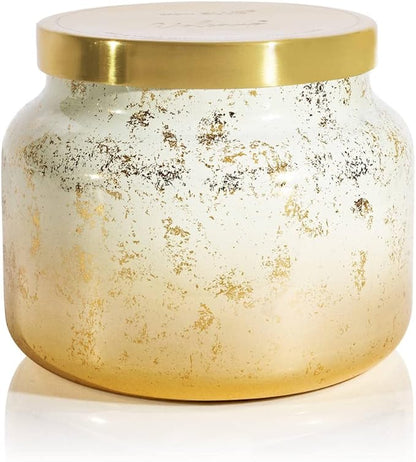 Capri Blue Glimmer Jar Candles - Luxury Holiday Scented Candles for Home - Long Lasting Soy Wax Blend - Scented Holiday & Home Decor - Volcano Jumbo Signature Jar (48 oz)