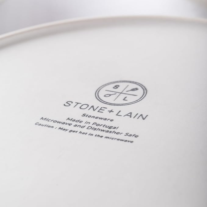 Porto by Stone Lain Semplice 12-Piece Premium Kitchen & Dining Dinnerware Set